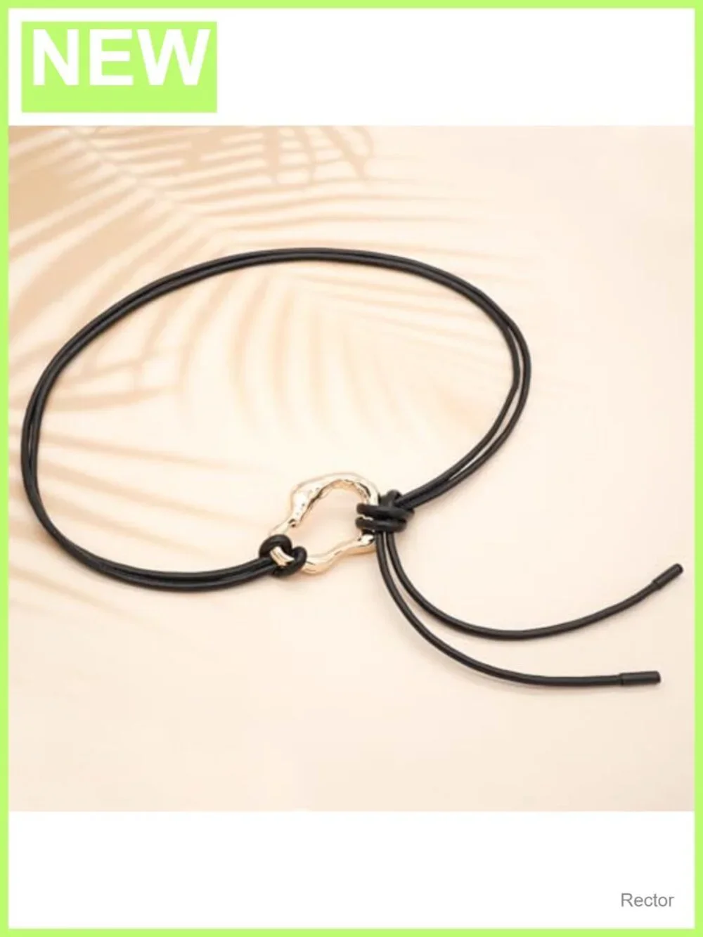 Skinny PU Leather Knotted Waist Belt with Gold Buckle for Dresses